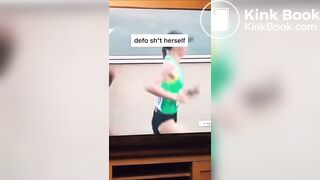 Panty Poop while running