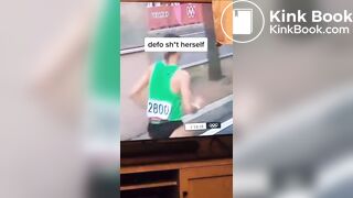 Panty Poop while running