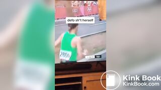 Panty Poop while running