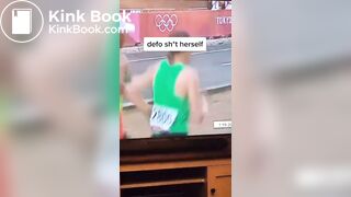 Panty Poop while running