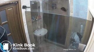 Woman pooping in Toilet 198