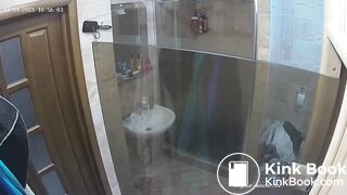 Woman pooping in Toilet 198