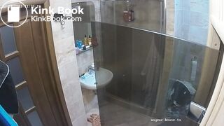 Woman pooping in Toilet 197
