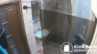 Woman pooping in Toilet 197