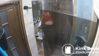 Woman pooping in Toilet 197