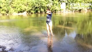 Shit in the Moth Near the River