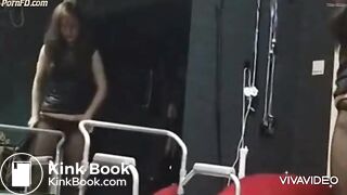 Chinese Scat - Mistress uses toilet slave, ... him