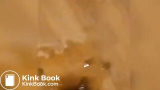 Ebony babe shitting - video 2