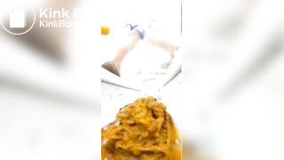 She shitted all kinds of shit