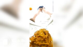 She shitted all kinds of shit