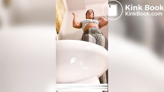 BD Chained to her toilet + toilet slavery