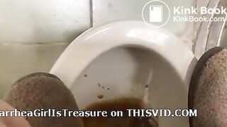 girl diarrhea selfie - video 6