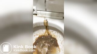 girl diarrhea selfie - video 3