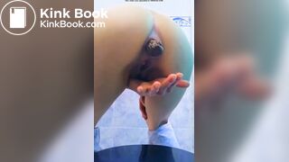 Teen shit in own hands