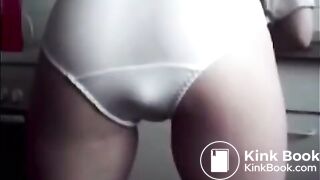 Girl white panty poop - video 3