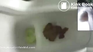 Asian women record their reactions as they were shittin