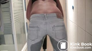 WETTING AND SHITTING HER JEANS