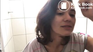 Talking and Pooping (morning poop)