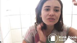Talking and Pooping (morning poop)