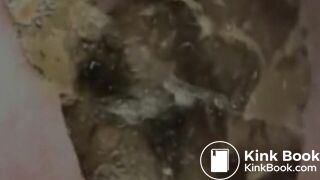 GIANTESS SHOVES YOU UP HER ASS AND SHITS YOU OUT