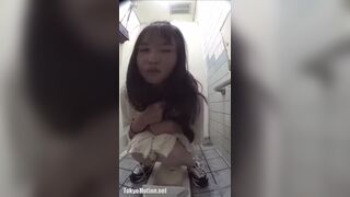 japanese poop toilet cute girl 2201