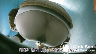 The girl defecated heavily in the toilet 20 - video 2