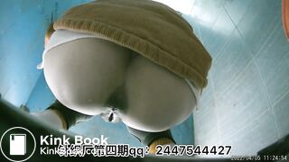 The girl defecated heavily in the toilet 20 - video 2
