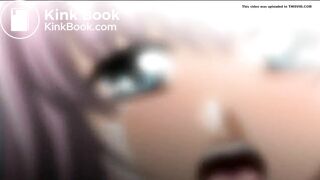 Girl pisses and shits at the same time [Scat Hentai]