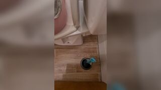 Girl has bad Diarrhea at work