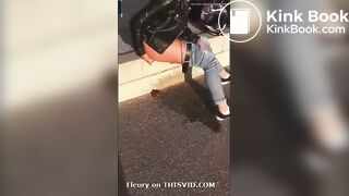 Girl Pooping In The Street