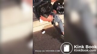 Girl Pooping In The Street