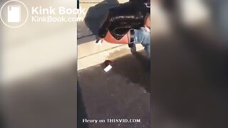 Girl Pooping In The Street