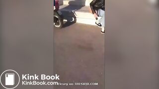 Girl Pooping In The Street