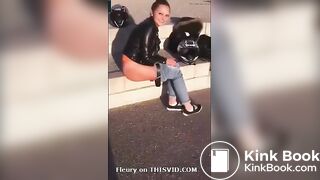 Girl Pooping In The Street