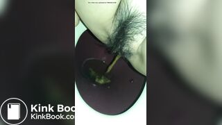 Monica poops on a toilet 2