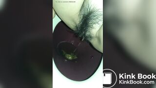 Monica poops on a toilet 2