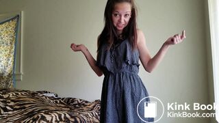 the beauty has no choice but to poop in the bedroom