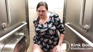 Woman Stall Pooping