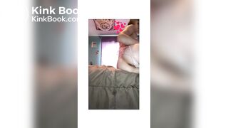 delicious pieces of shit on her dildo