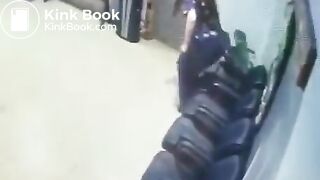 Desperate Fat Woman Shits In Office Garbage Can