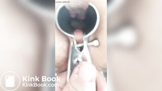 Speculum in her dirty ass