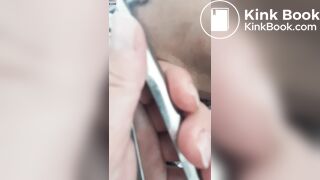 Speculum in her dirty ass