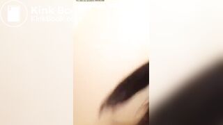 Girl Selfie Pooping on toilet