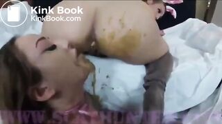 girl shitting in mouth