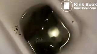 Sexy Anna shitting on toilet