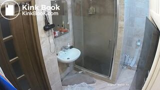 Woman pooping in Toilet 145