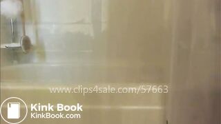 Redhead Shit on Bathtub