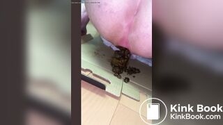 Girl’s huge poop
