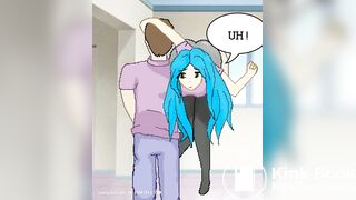 Shit !Girl on the shoulder (warning! SCAT)