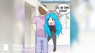 Shit !Girl on the shoulder (warning! SCAT)